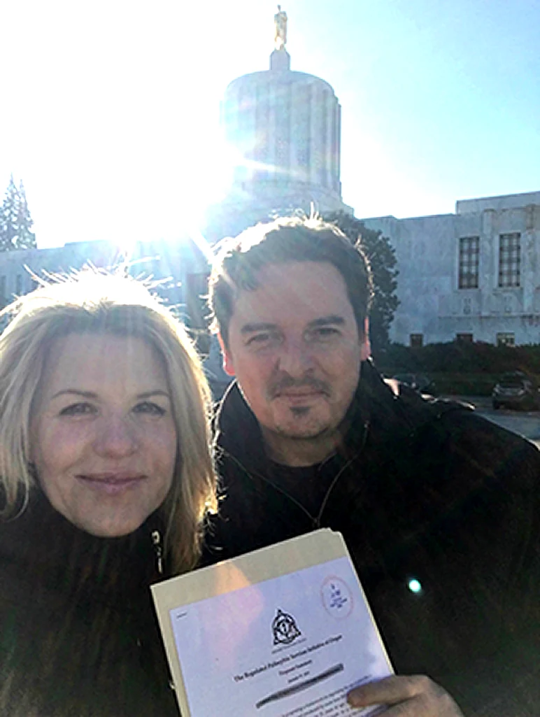 Tom and Sheri Eckert InnerTrek Oregon psilocybin proposal photo