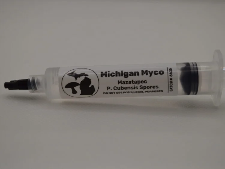 Official Michigan Myco source image: Mazatapec Cubensis Spore Syringe.